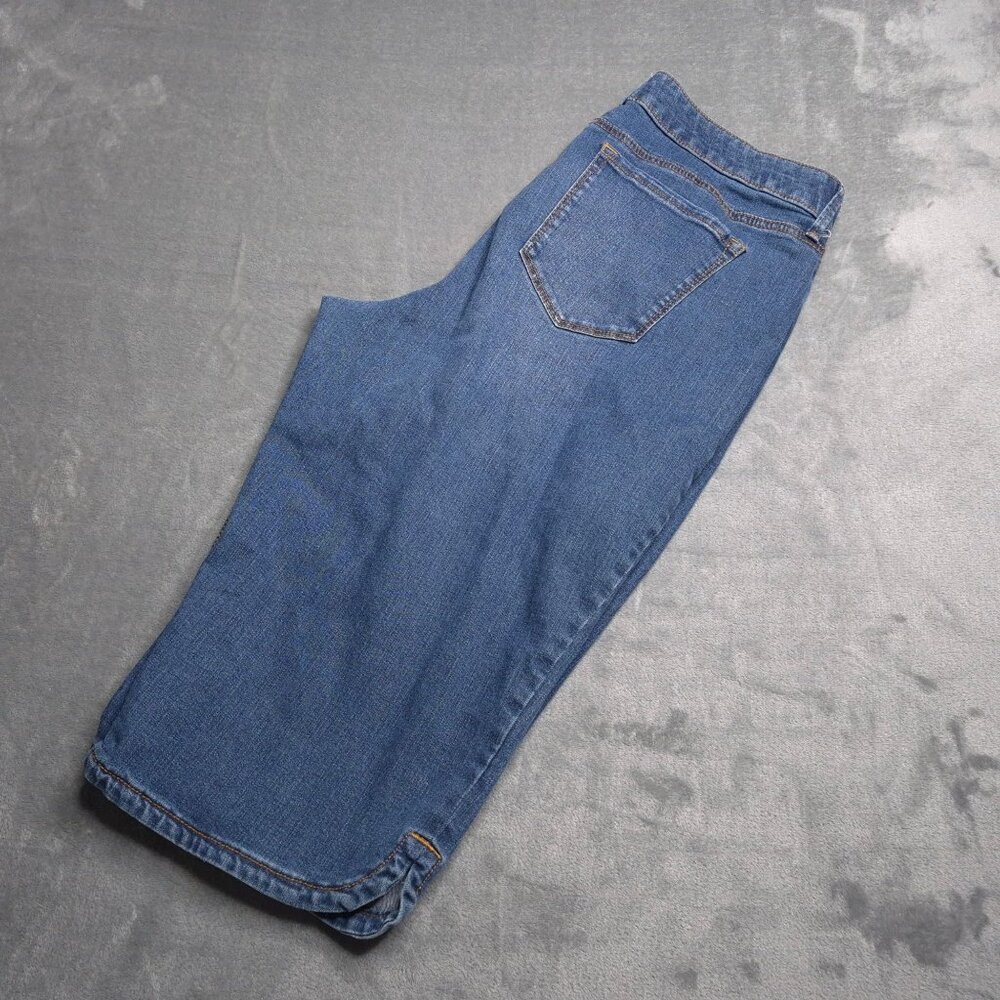 Gloria Vanderbilt Womens All-Around Slimming Skimmer Jean Shorts 16 High Rise